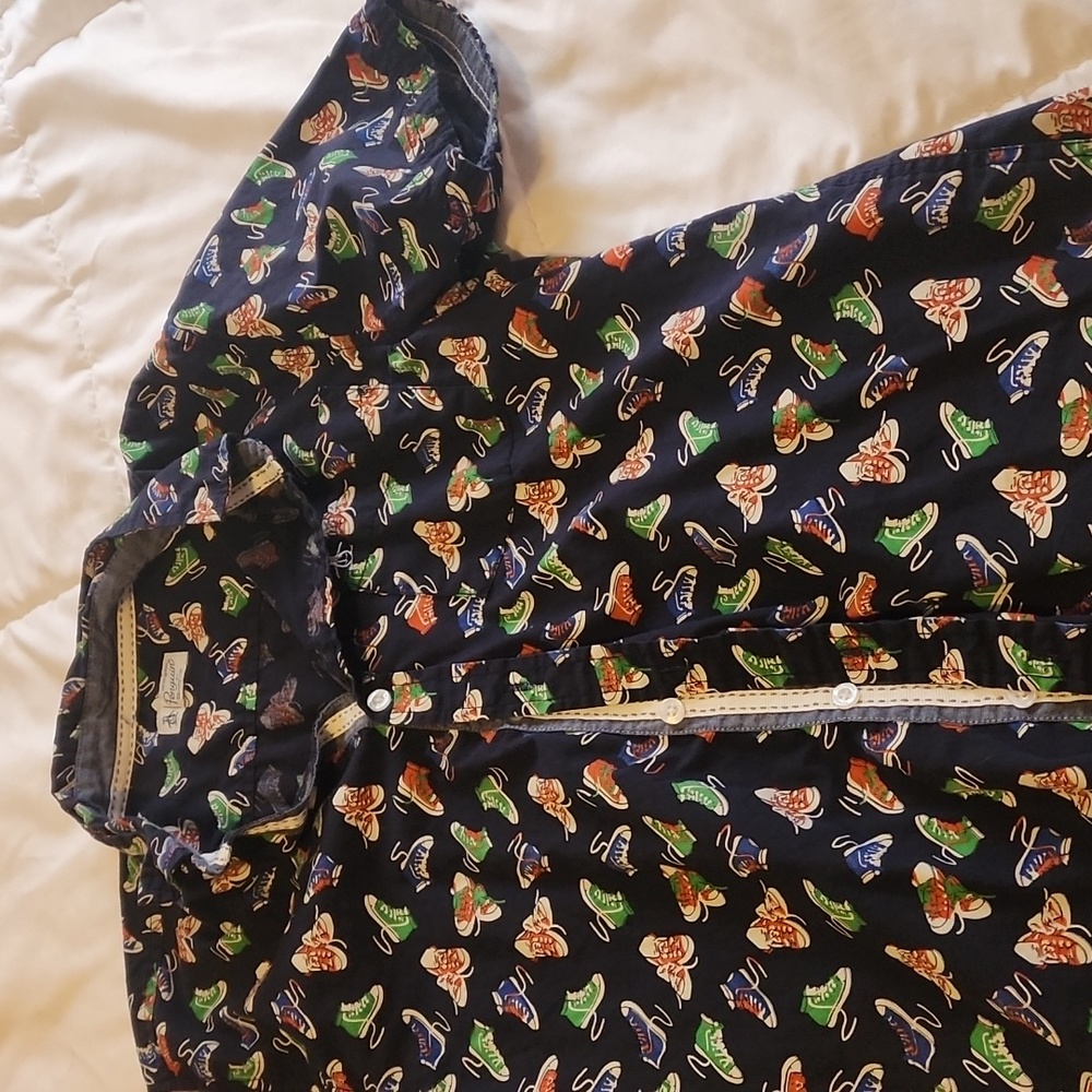 Boys short sleeve button up shirt